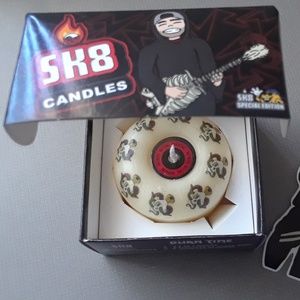 Skateboard Wheel candle Style- Elliot Sloan
